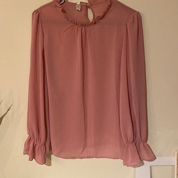 Pink chiffon blouse - Picture 1 of 1